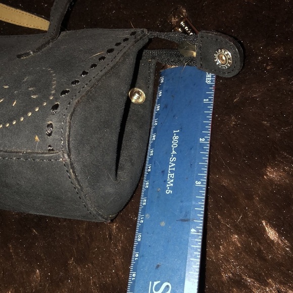 Mondani Black Bag Like New , Holds Phone Card Case , Compact Etc - Picture 6 of 10